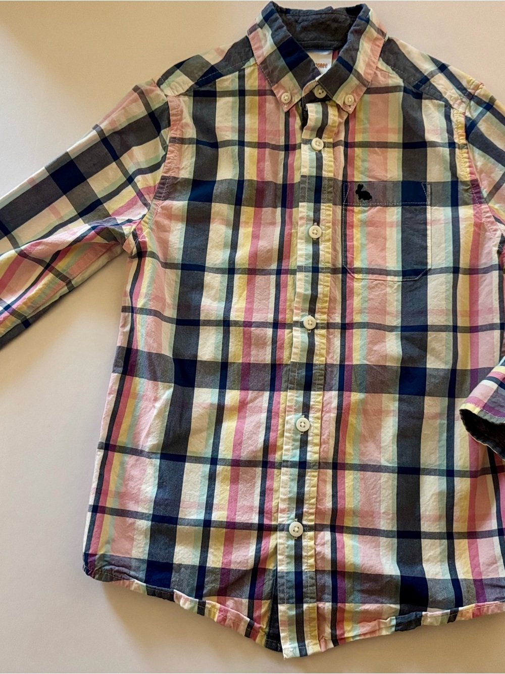 Boys size 7 Gymboree button down long sleeve shirt